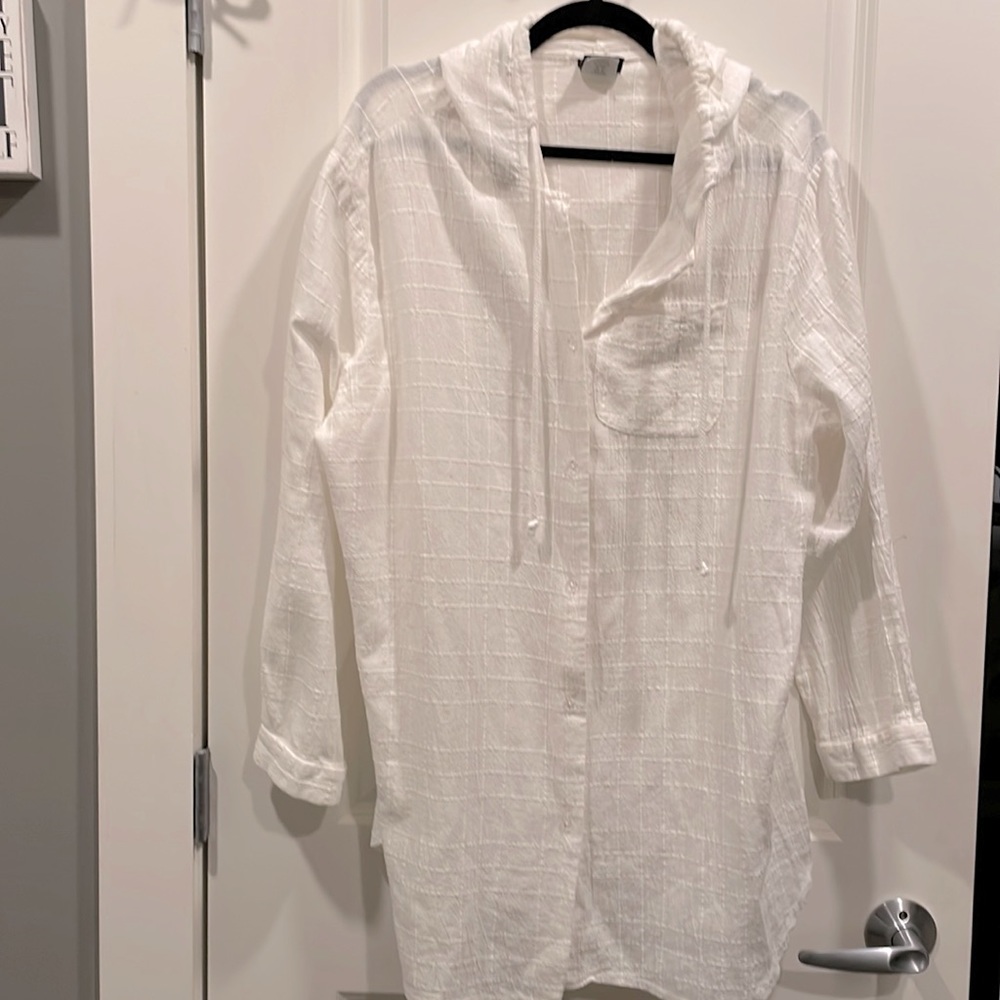 Hooded beach coverup!